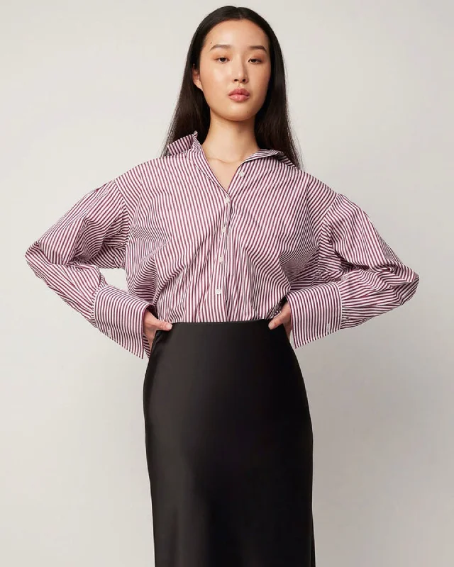 Isabel Shirt Elegant Silk Short Shirt