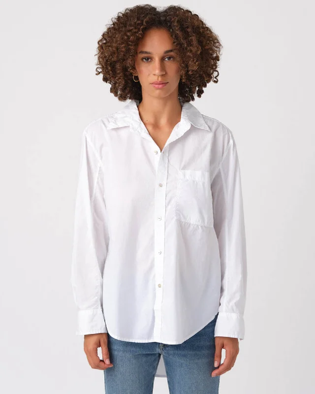 Ruth Oversized Shirt Fashionable Pleated Short Shirt