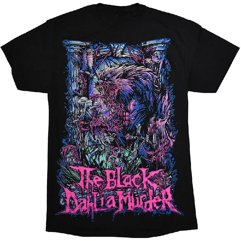 The Black Dahlia Murder | Official Band T-Shirt | Wolfman Graphic Embroidered Appliqued