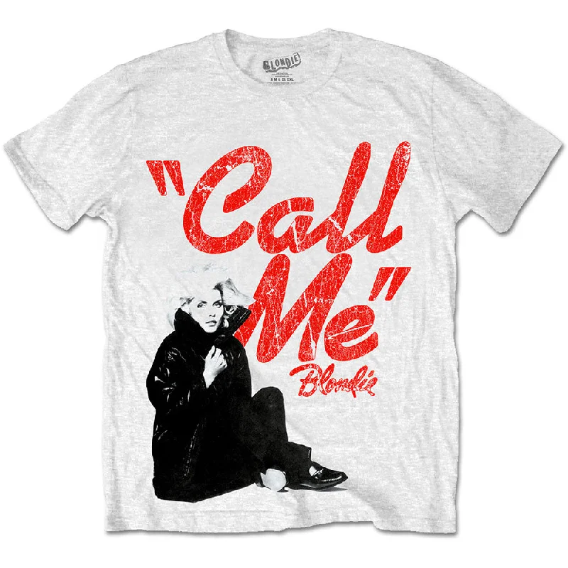 Blondie | Official T-Shirt | Call Me Handmade Hand-knitted Hand-woven