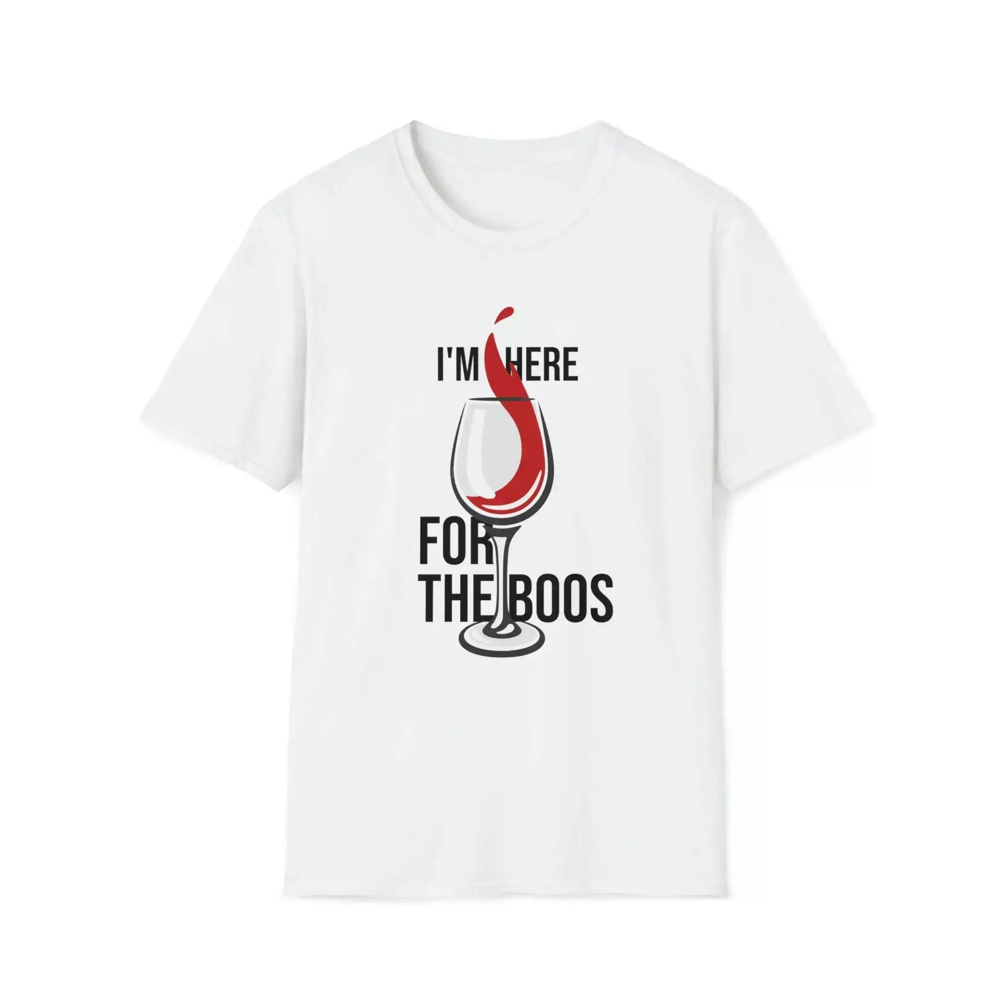 Here for the Boos Graphic Tees Notch Collar Peter Pan Collar Cowl Neck