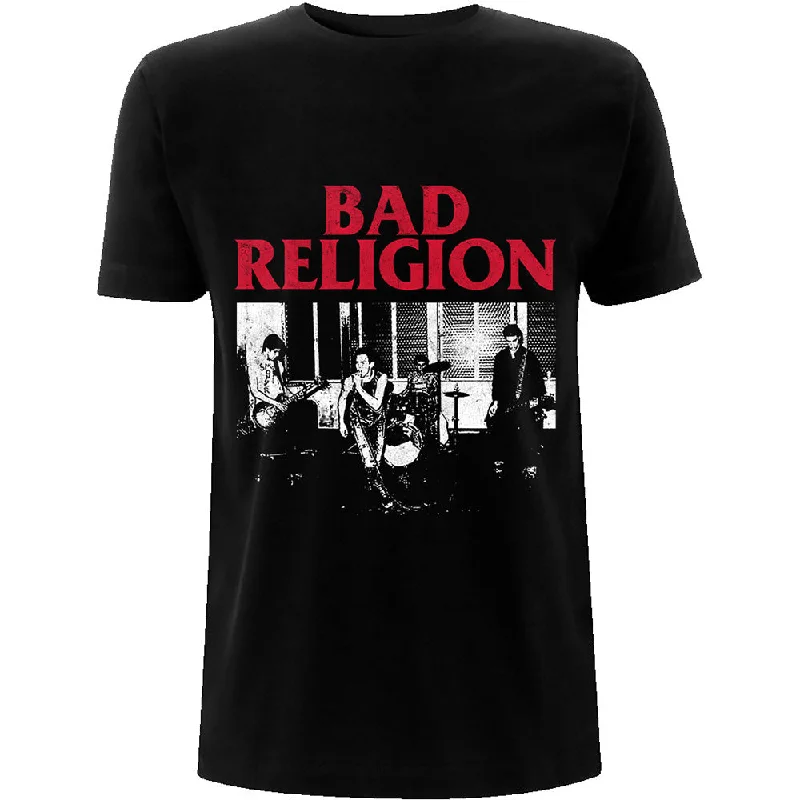 Bad Religion | Official Band T-Shirt | Live 1980 Cashmere Blend Cotton Blend Poly Blend