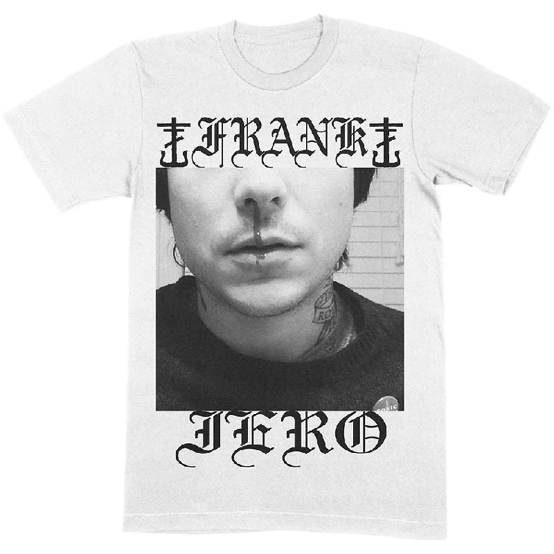 Frank Iero | Official Band T-shirt | Nose Bleed Chenille Blend Fleece Blend Nylon Blend