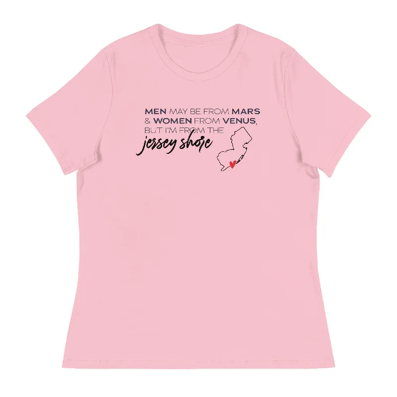 From The Jersey Shore Women's Tee Front Pockets Side Pockets Patch Pockets