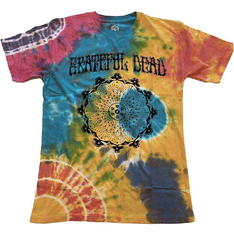 Grateful Dead | Official Band T-shirt | May '77 Vintage (Dip-Dye) Graphic Embroidered Appliqued