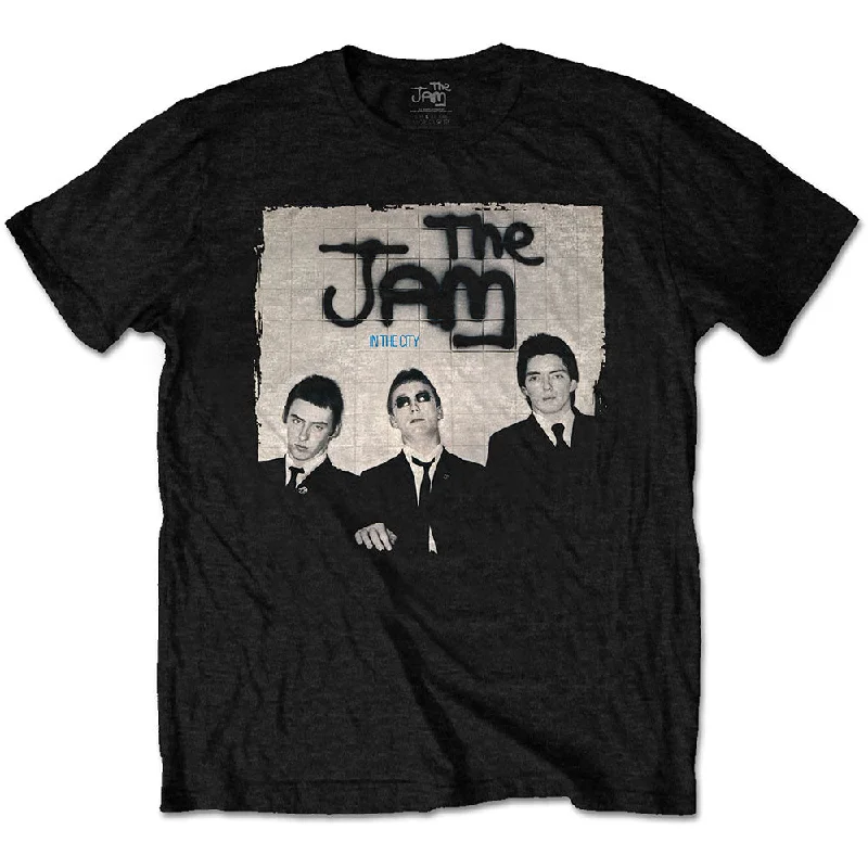 The Jam | Official Band T-Shirt | In The City Nylon Fabric Polyester Fabric Spandex Fabric