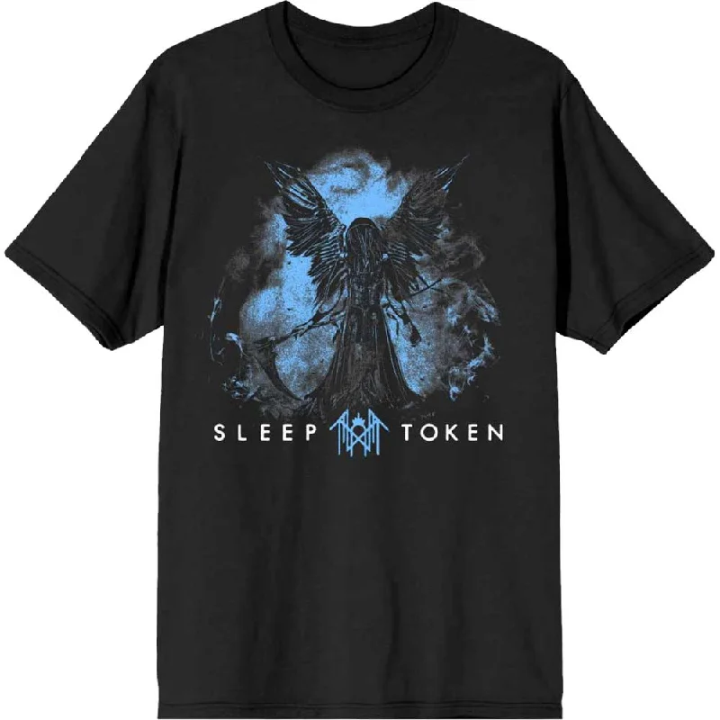 Sleep Token | Official Band T-Shirt | Take Me Back To Eden Smoke Notch Collar Peter Pan Collar Cowl Neck