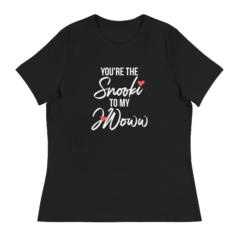 Snooki To My JWoww Womens Tee Handmade Hand-knitted Hand-woven