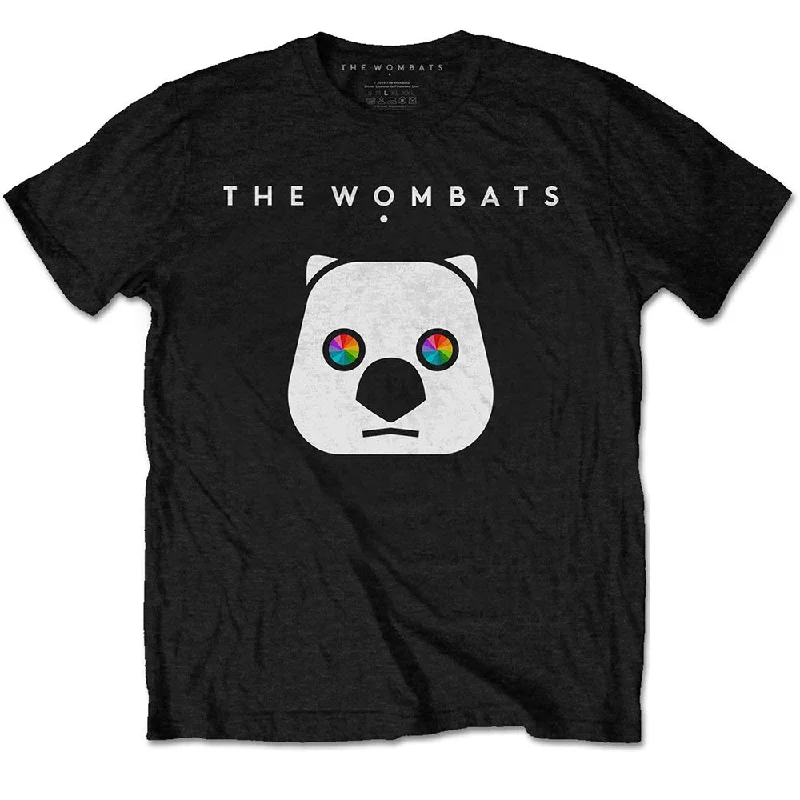 The Wombats | Official Band T-Shirt | Rainbow Eyes Satin Fabric Silk Fabric Chiffon Fabric