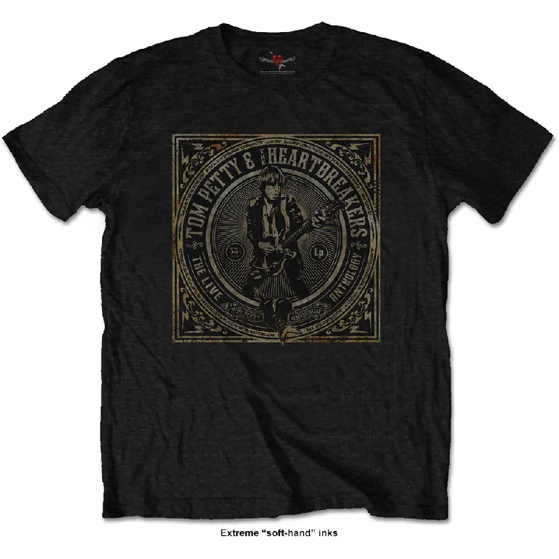 Tom Petty & The Heartbreakers | Official Band T-shirt | Live Anthology (Soft Hand Inks) Layered Multi-layer Single Layer