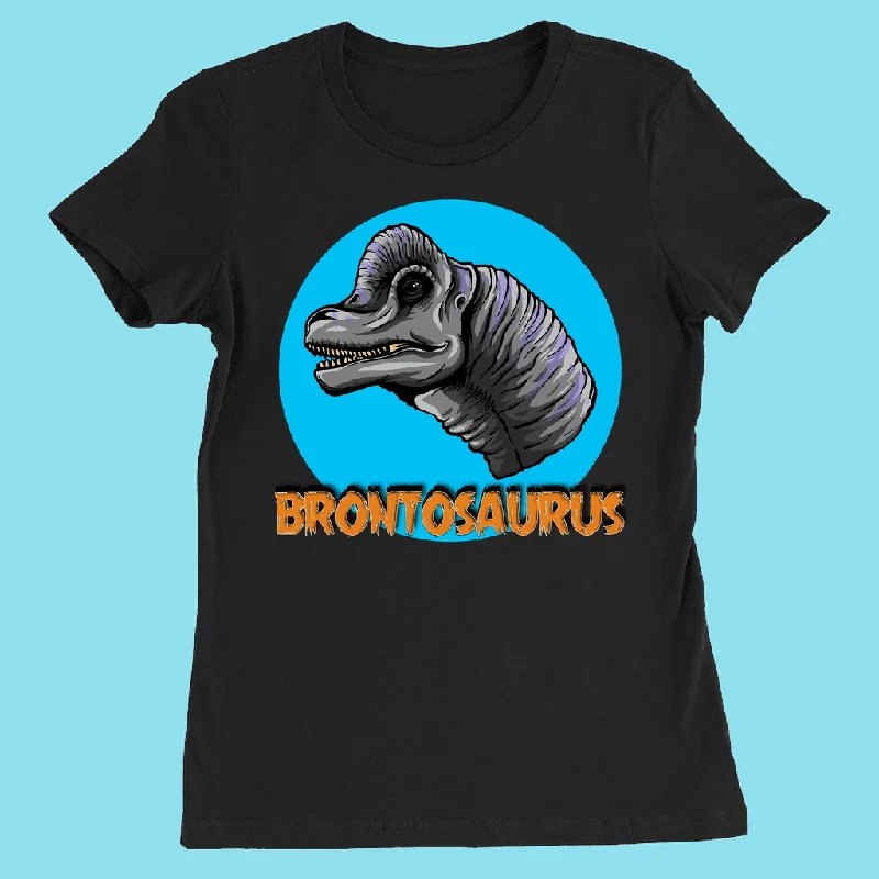 Women Brontosaurus Head T-Shirt Handmade Hand-knitted Hand-woven