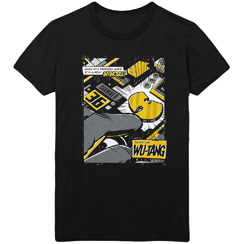 Wu-Tang Clan | Official Band T-Shirt | Invincible Solid Print Embellished