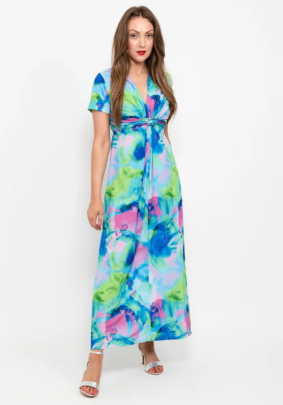 Rena by Coco Doll Beauvais Maxi Dress, Green Multi Comfortable Bohemian Maxi Dress