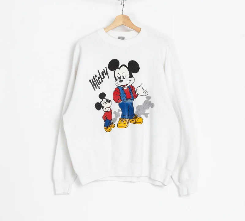 90s Mickey Mouse Bootleg Sweatshirt - Extra Large Graphic Hoodie Design Print