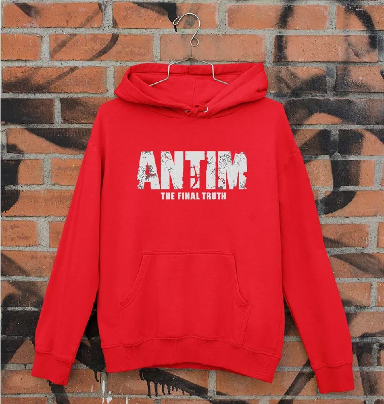 Antim Unisex Hoodie for Men/Women Hoodie with Hem Applique Textured Unique