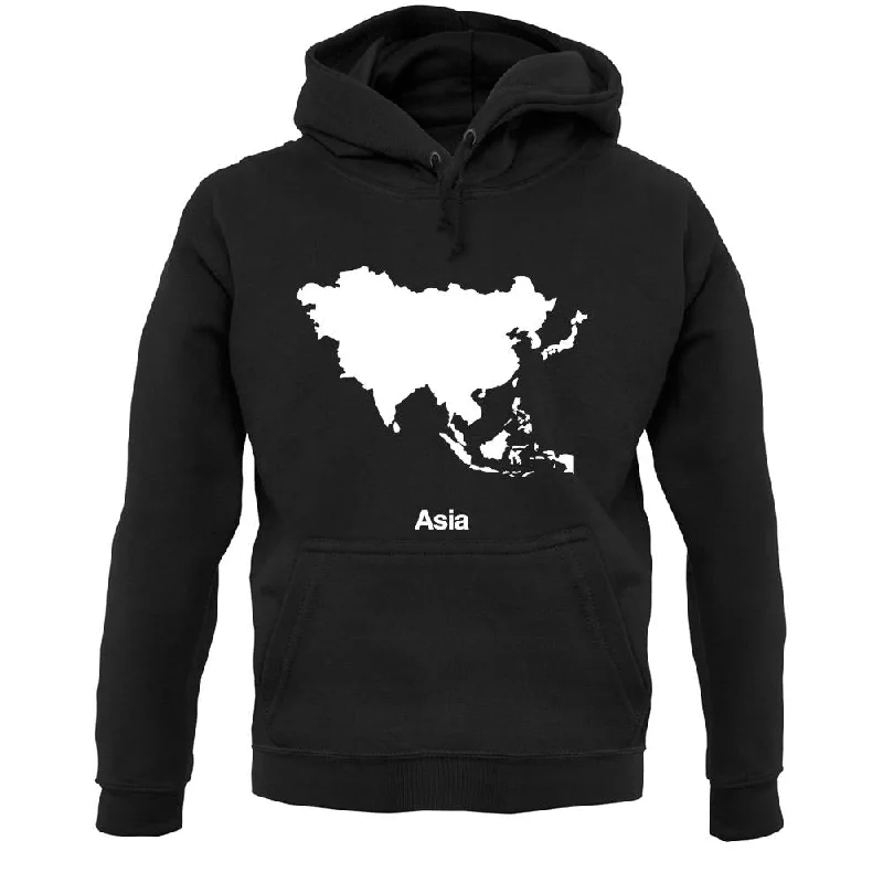 Asia Silhouette Unisex Hoodie Hoodie with Print Artistic Unique