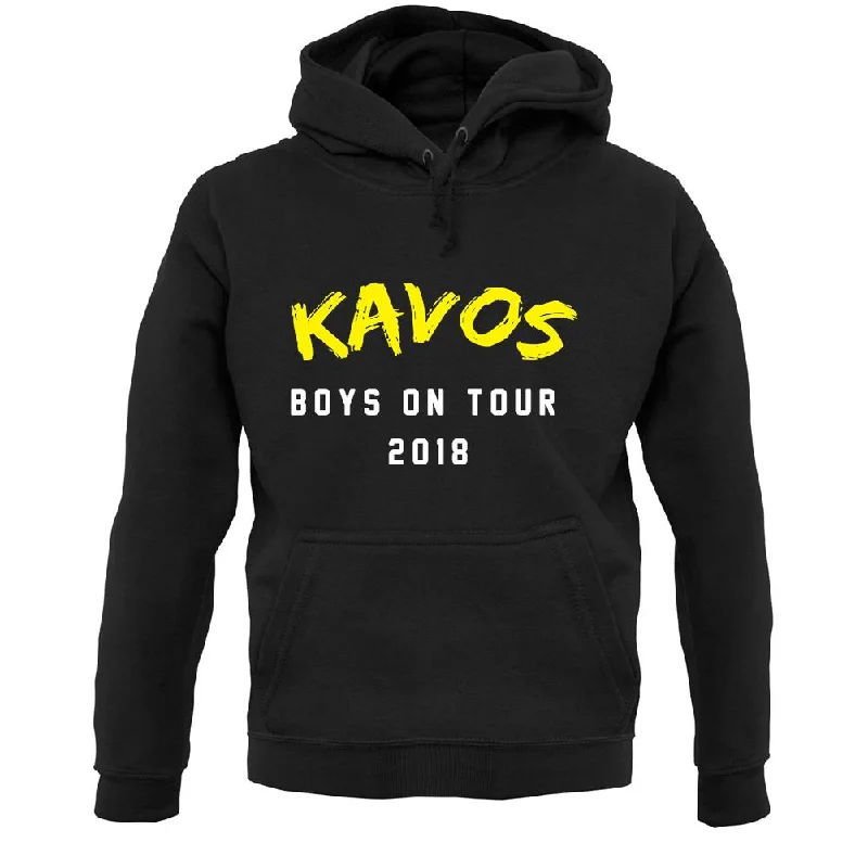 Boys On Tour Kavos Unisex Hoodie Hoodie with Typography Text Message