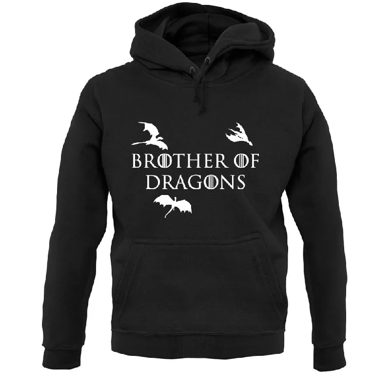 Brother Of Dragons Unisex Hoodie Hoodie with Stripes Bold Sporty