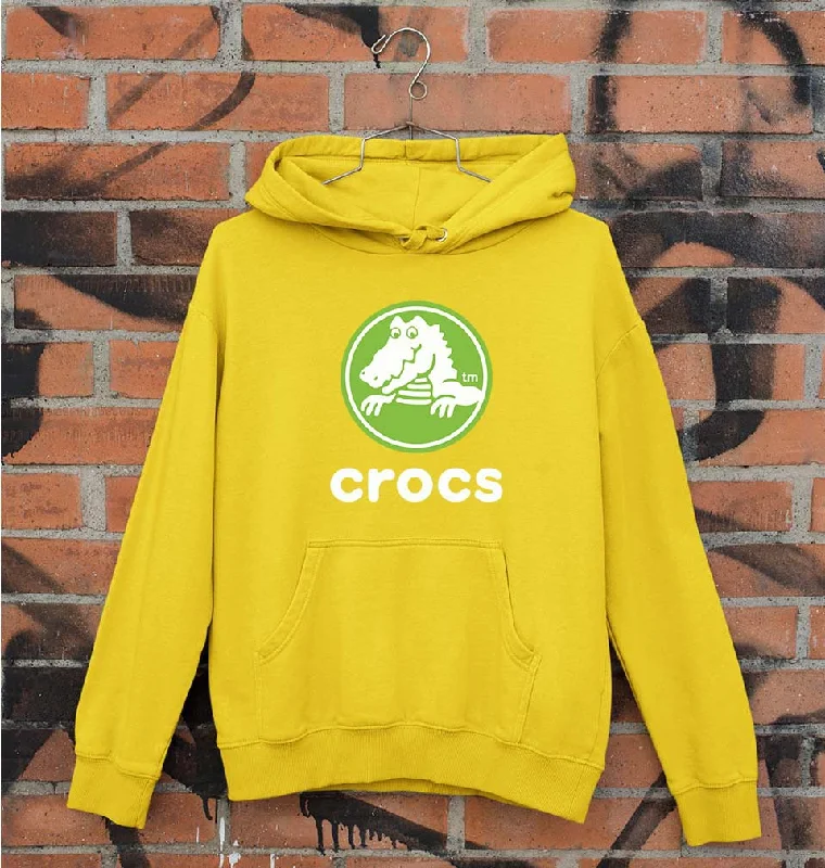 Crocs Unisex Hoodie for Men/Women Hoodie with Puffed Sleeves Voluminous Trendy