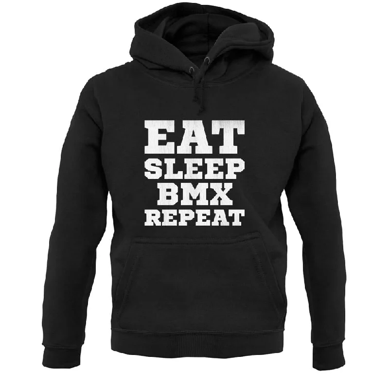 Eat Sleep Bmx Repeat Unisex Hoodie Hoodie Jacket Zipper Layering