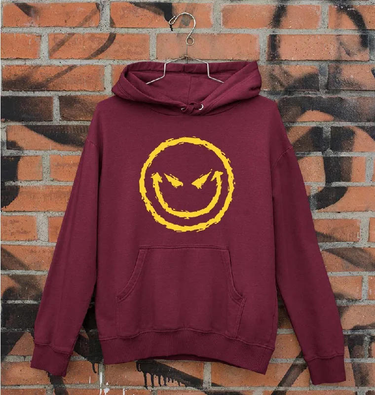 Evil Smile Emoji Unisex Hoodie for Men/Women Hoodie with Lace Feminine Delicate