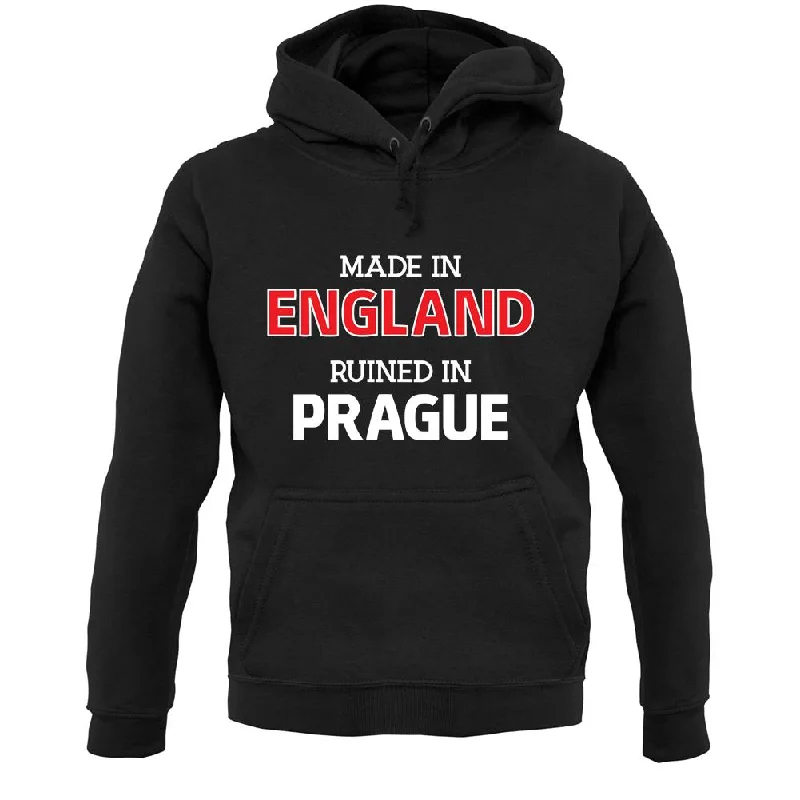 Ruined In Prague Unisex Hoodie Hoodie with Crew Neck Simple Timeless