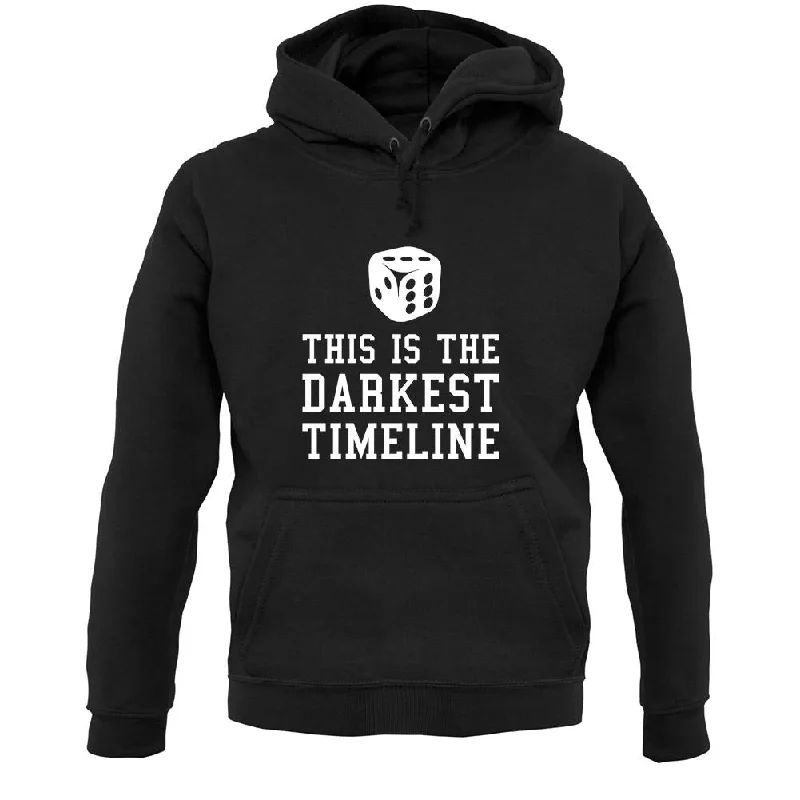 This Is The Darkest Timeline Unisex Hoodie Hoodie with Cuffed Sleeves Snug Secure