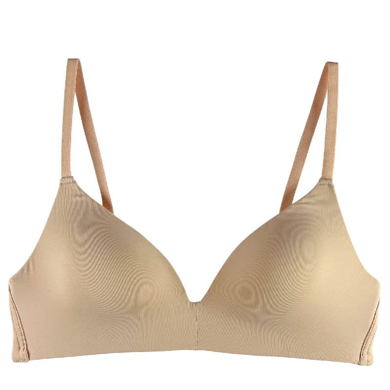 Blush No-Show Lightly Lined Wireless Bra Comfortable Lounge Bra