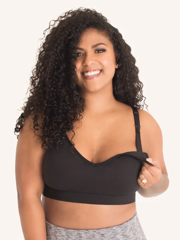 The Alyssa - Seamless Wirefree Nursing Bra Breathable Sports Bra