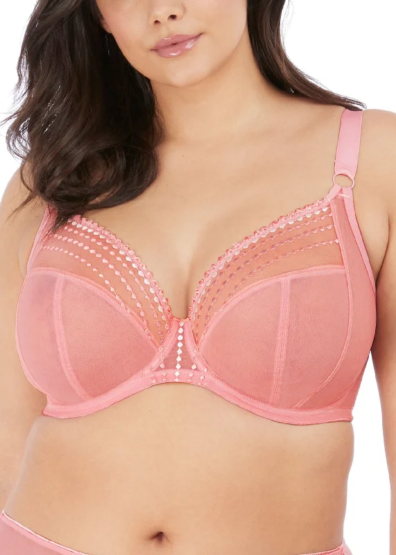 ELOMI EL8900 MATILDA  UNDERWIRE PLUNGE BRA FASHION Comfort Fit Bralette