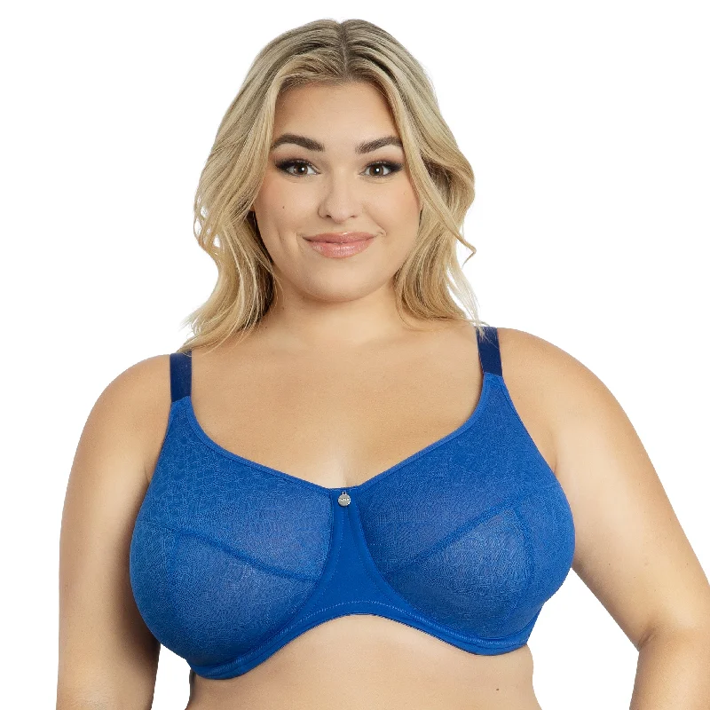 Enora Minimizer Bra In Sapphire - Parfait Lace Back Bra