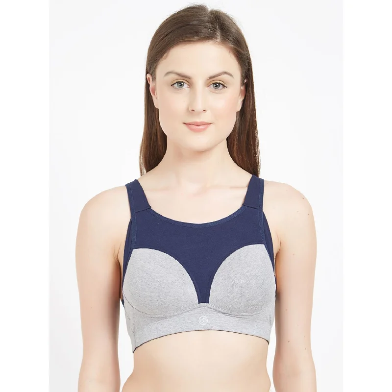 Extreme Coverage High Impact Lightly Padded Non Wired Sports Bra- CB-905A Cozy Wire-Free Bra