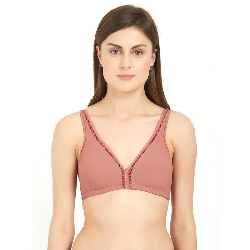 Medium Coverage Non Padded Non Wired Bra CB-327 Simple Wireless Bra