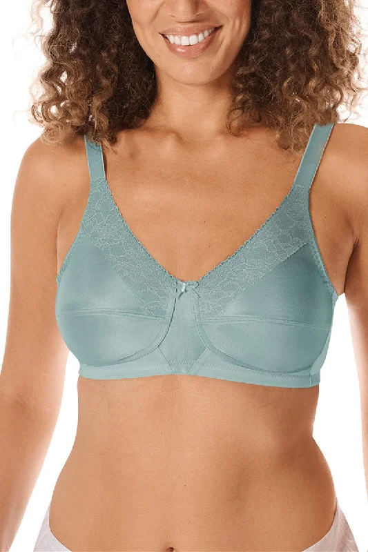 Nancy Non-Wired Bra - dark mint #44907 High-Cut Bra Design