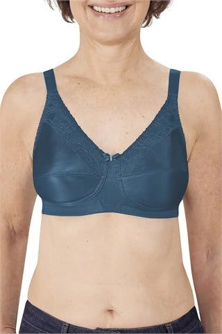 Nancy Non-wired Bra Dark Teal - #44882 Push-Up Padded Bra