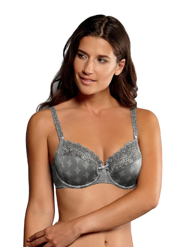 Rosa Faia Womens Mila Full Figure Underwired Bra Adjustable Fit Bra