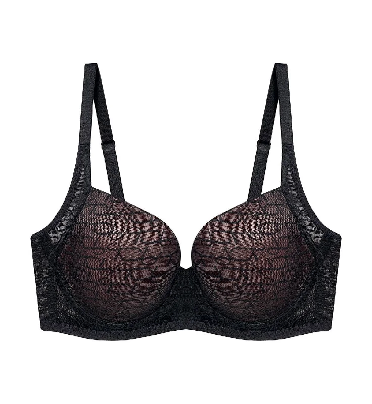 SIGNATURE SHEER WIRED PADDED BRA Comfortable Bralette Style