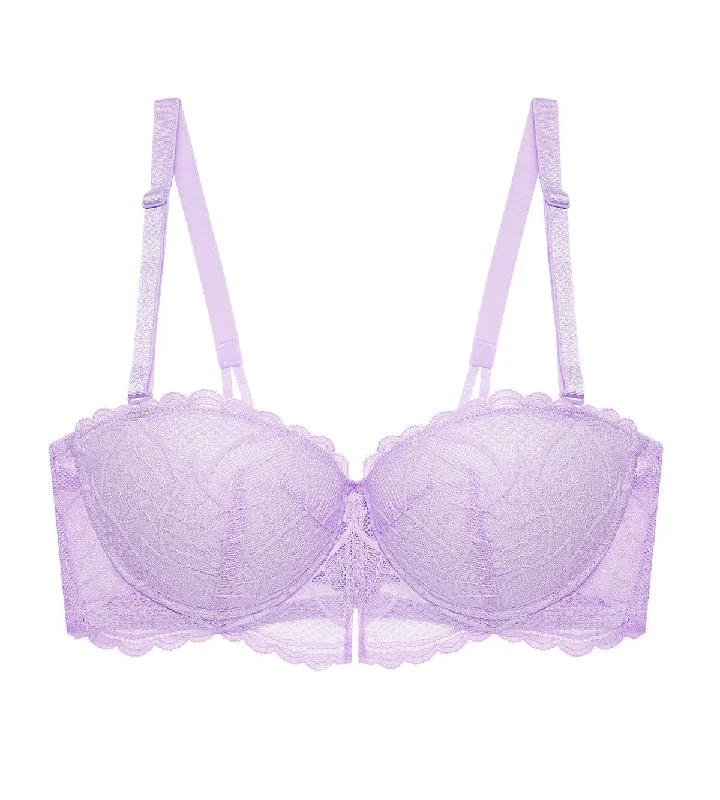 Style Double Push Wired Detachable Bra High-Cut Bra Design