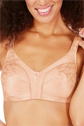 Tessa #44801 Non-wired Bra - Rose Nude Classic Wire-Free Bra