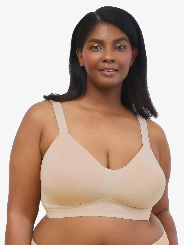 The Aurora - Lightly Lined Microfiber Wirefree Bra Soft Cup Bra