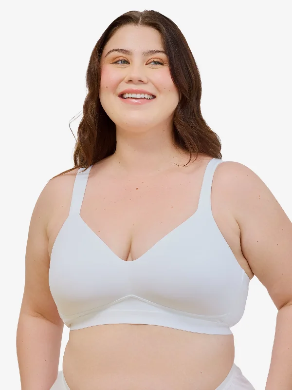 The Aurora - Lightly Lined Microfiber Wirefree Bra Comfortable Active Bra