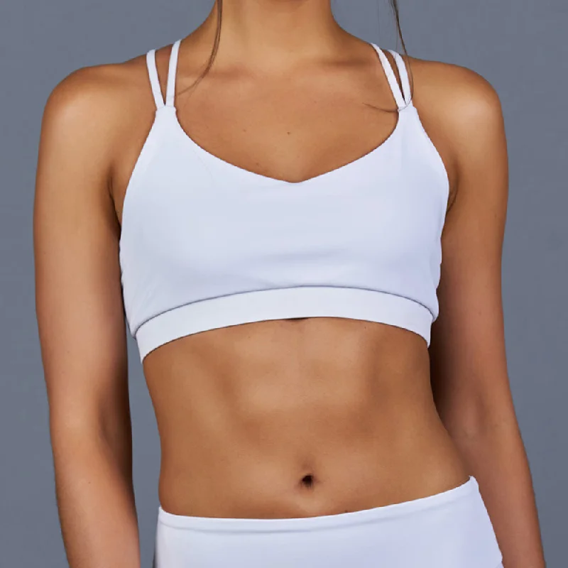 The Whites Bra Top Elegant Silk Bra