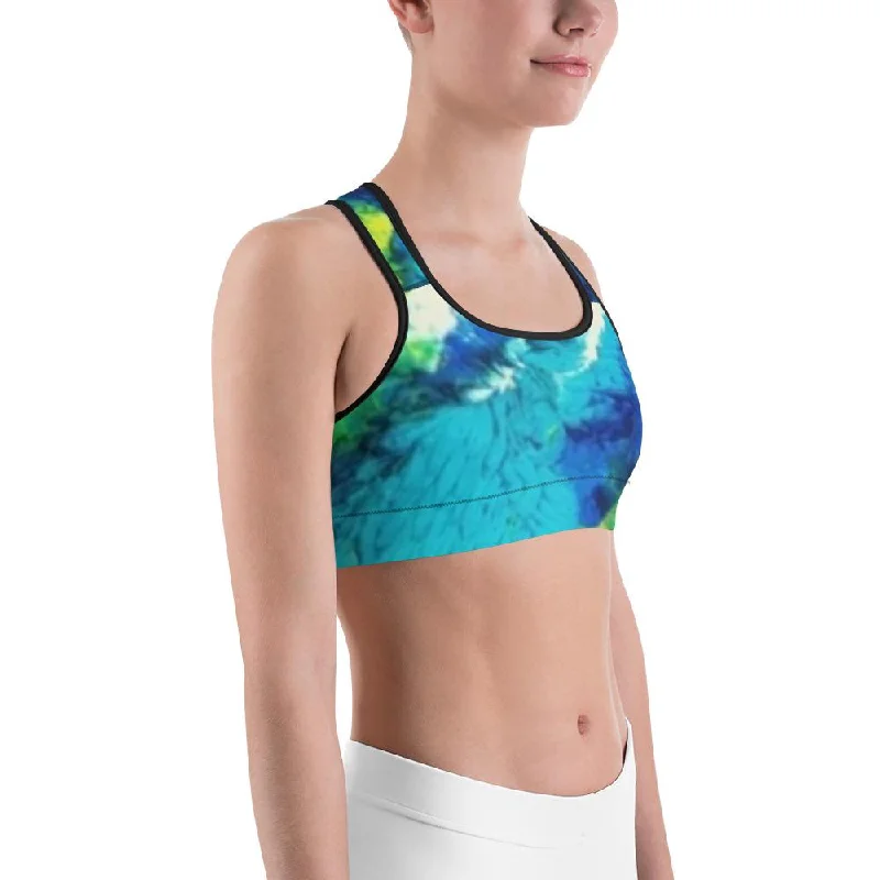 Transcendent Water Lily Sports bra Sexy Underwire Bra