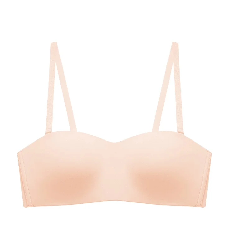 Tri-Zone Non Wired Padded Detachable Bra Soft Cup Bra