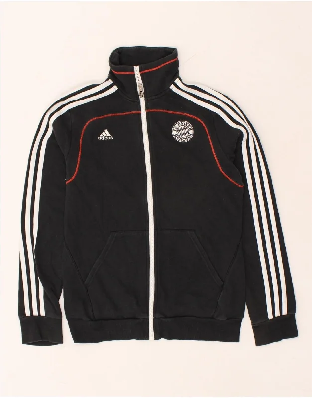 ADIDAS Womens Tracksuit Top Jacket UK 8/10 Small Black Cotton V-Neck Jacket Boat Neck Jacket Square Neck Jacket