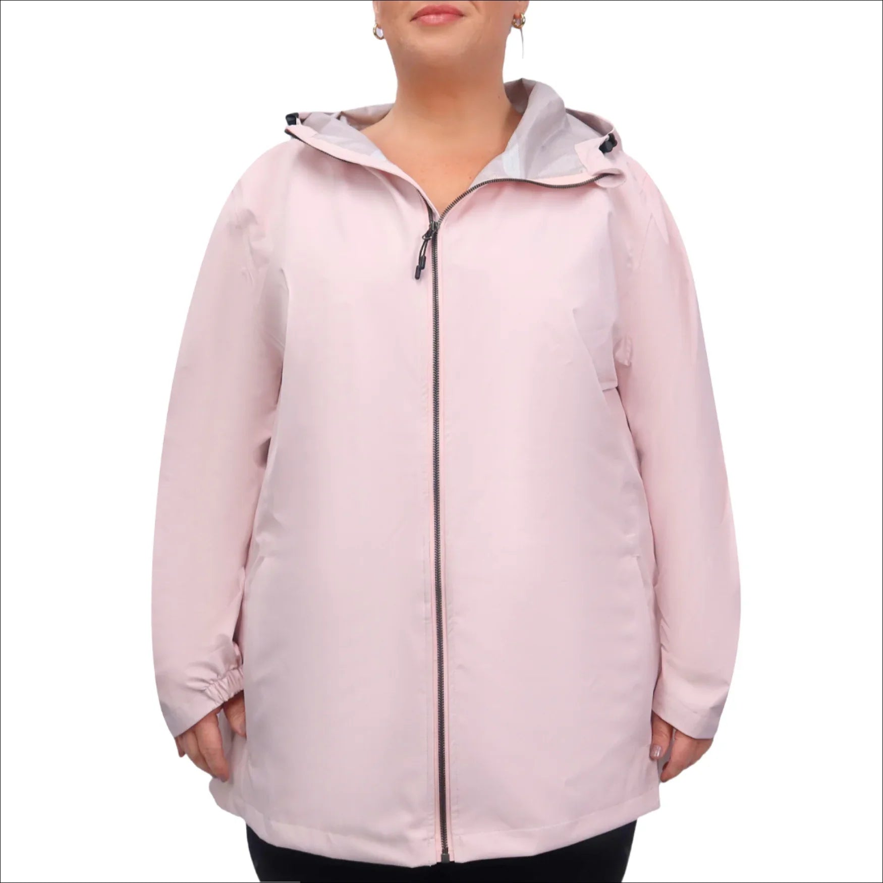 Women’s Plus Size Camden Waterproof 2X-6X Windbreaker Rain Jacket Belted Jacket Elasticated Jacket Padded Jacket