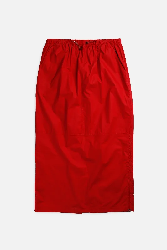 Deadstock Cargo Cherry Skirt - XXL chiffon skirt delicate