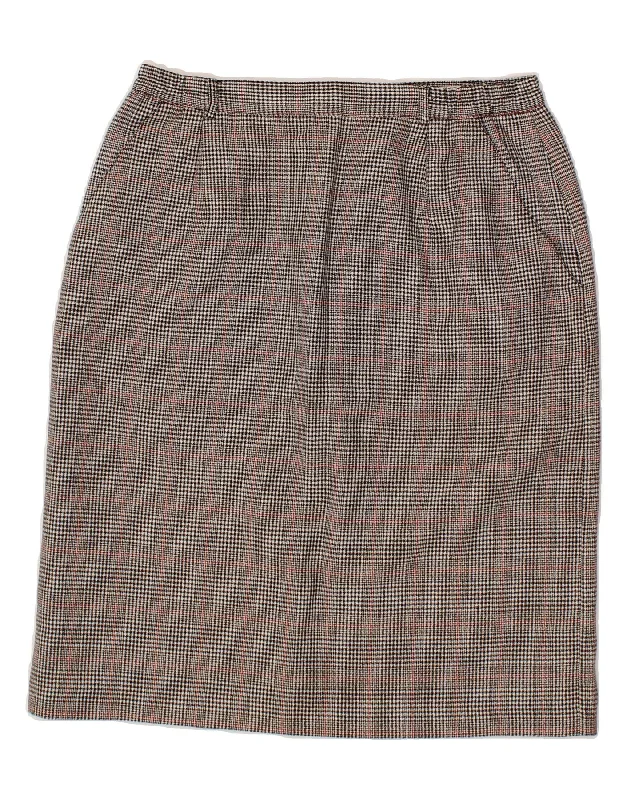 ST. BERNARD Womens Pencil Skirt UK 16 Large  W32  Black Houndstooth denim skirt fashionable